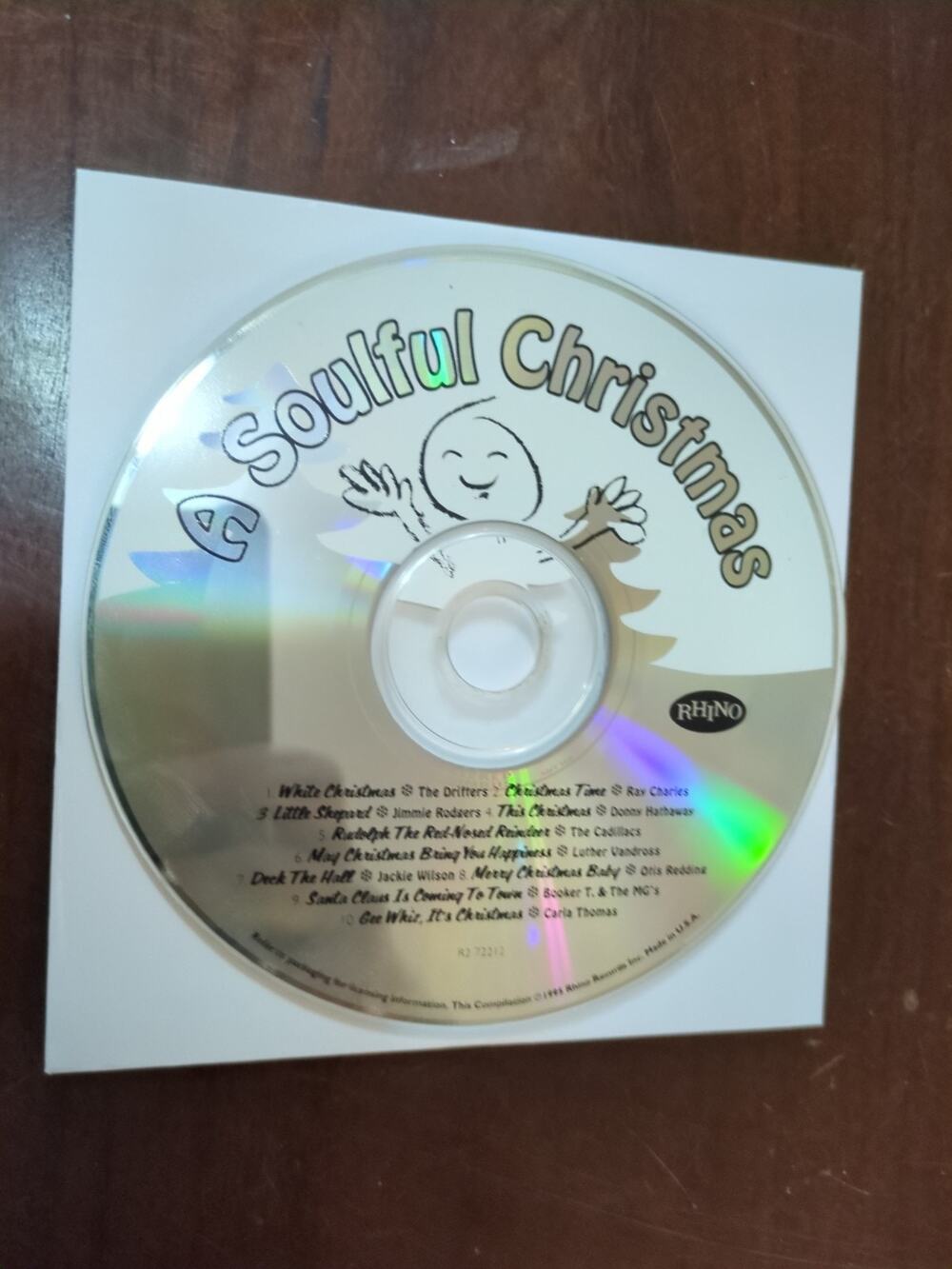 A Soulful Christmas Carla Thomas The Drifters, Various -1995 Rhino - disc only